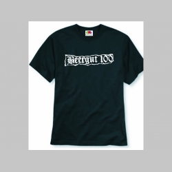 Beergut 100 čierne pánske tričko 100%bavlna